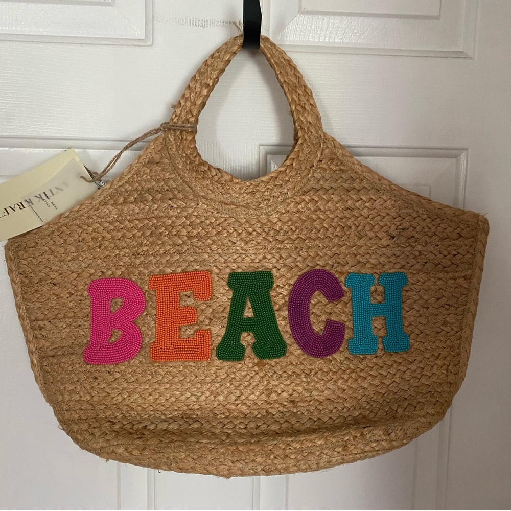 Beach Woven Tote Bag